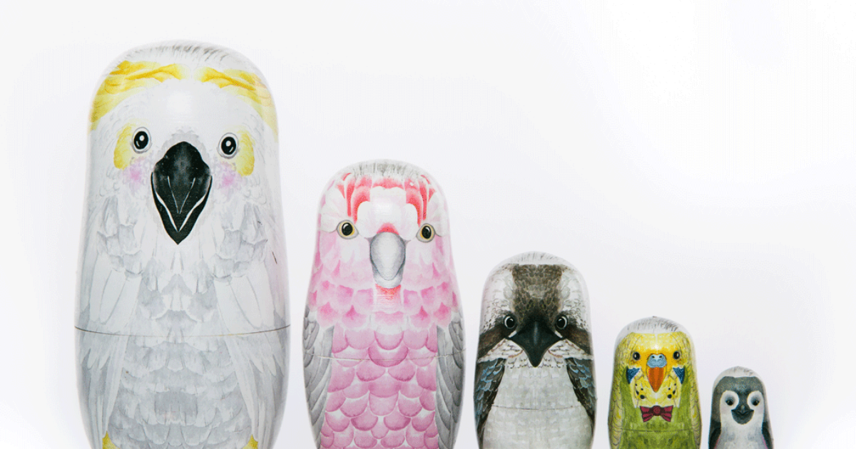 bird nesting dolls